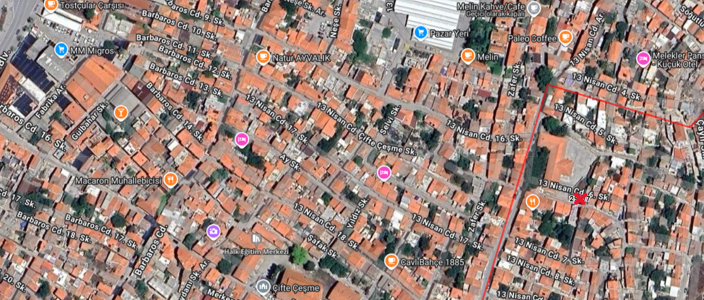 Ayvalık Kazımkarabekir de Satılık Arsa