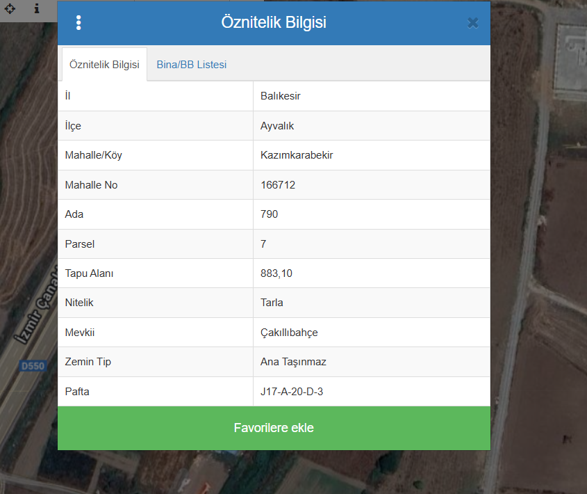 Ayvalık Kazımkarabekir de Satılık Tarla
