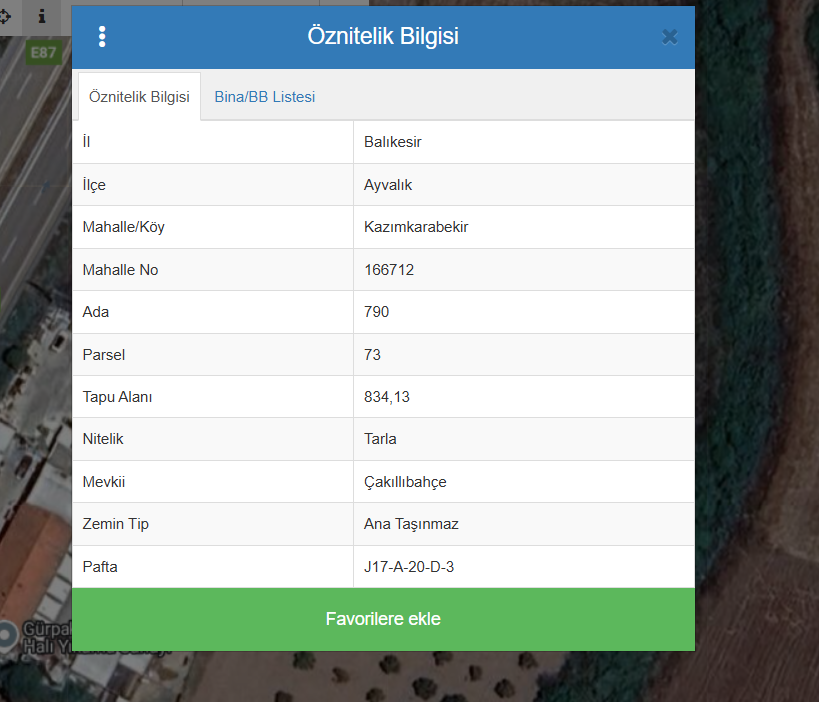 Ayvalık Kazımkarabekir de Satılık Tarla