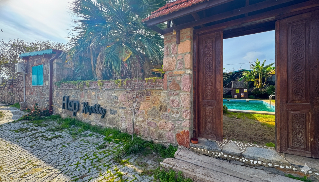 Sanat Köyü Küçükköy'de işletmeye hazır butik otel...